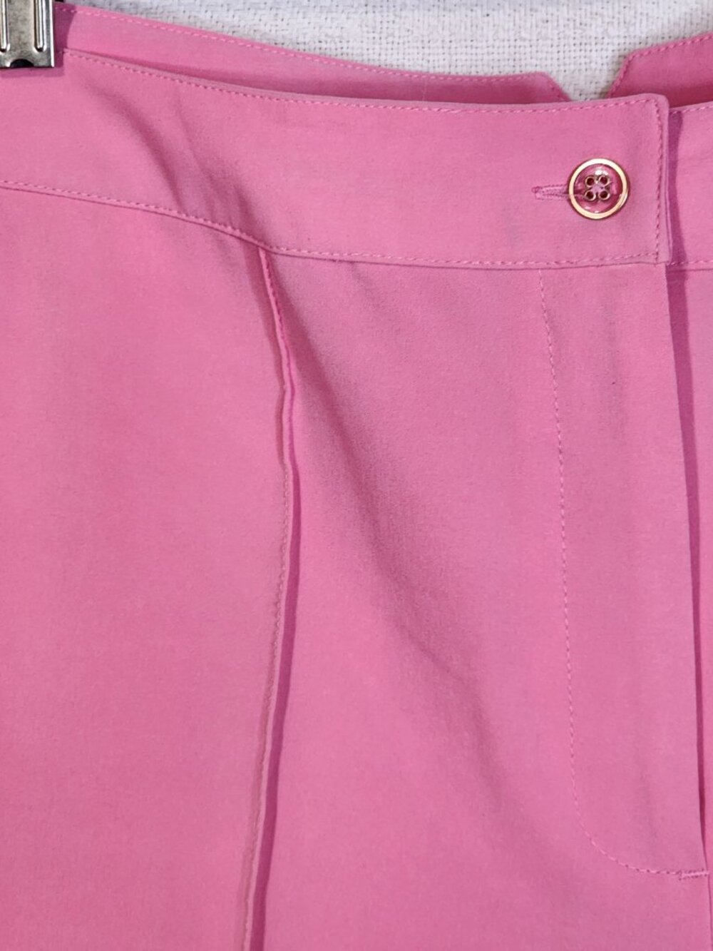 EP Pro Flirt Pink 23" Poly Span Pro Stretch Pleated Pocketed Golf Shorts Size 14 - Picture 4 of 16